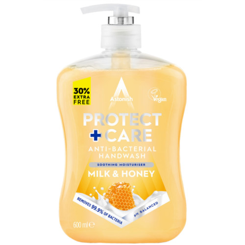 Антибактеріальне рідке мило Astonish Milk & Honey, 650 мл